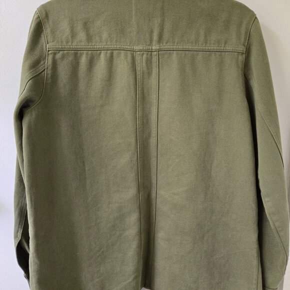 Sezane Will Jacket in Cotton Khaki green size small - Picture 4 of 5